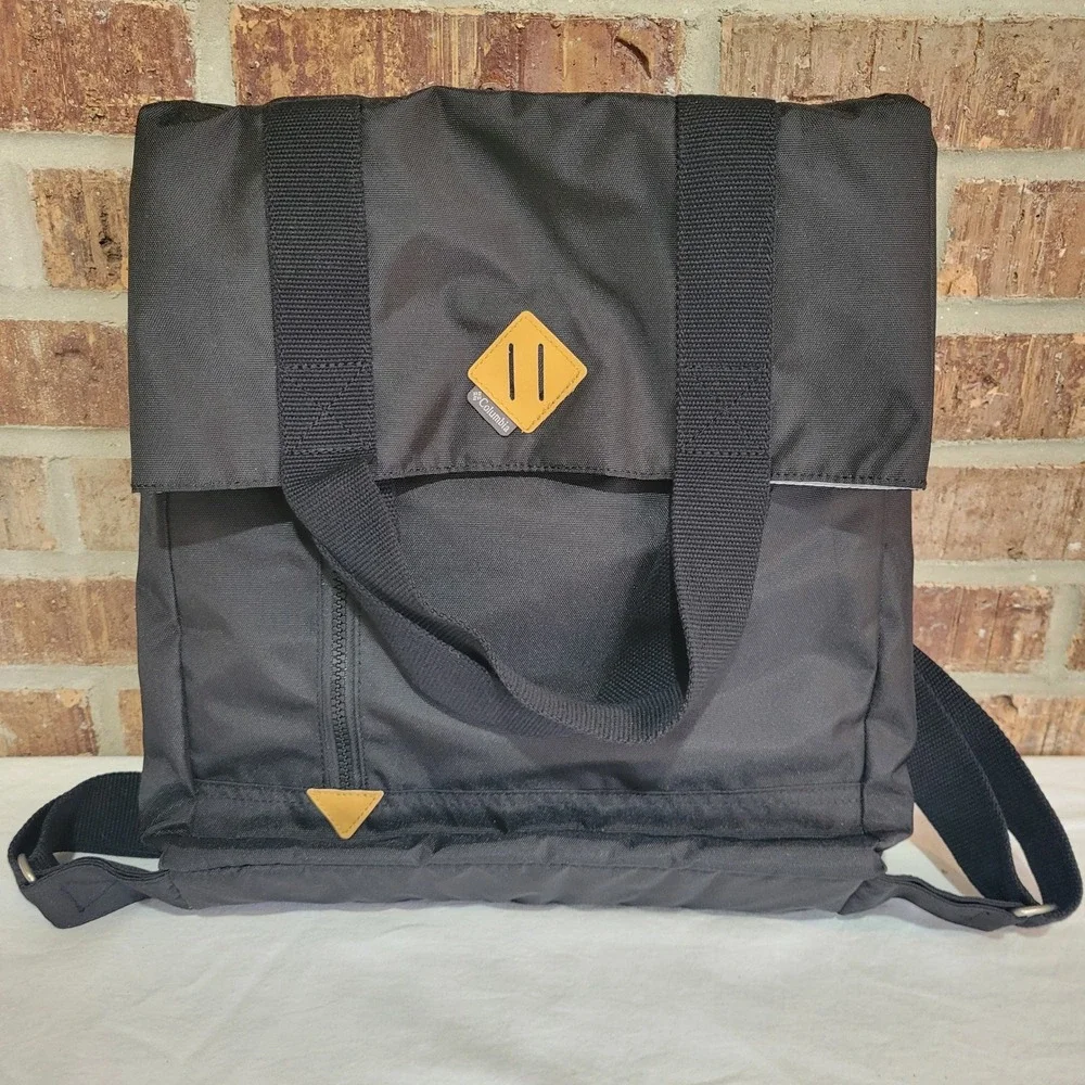 Columbia Mod Bag Black Multi-Carry Convertible Backpack Tote NWT